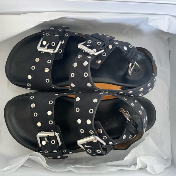 Isabel Marant Shoes - NWT Isabel Marant black suede Ophie sandals
